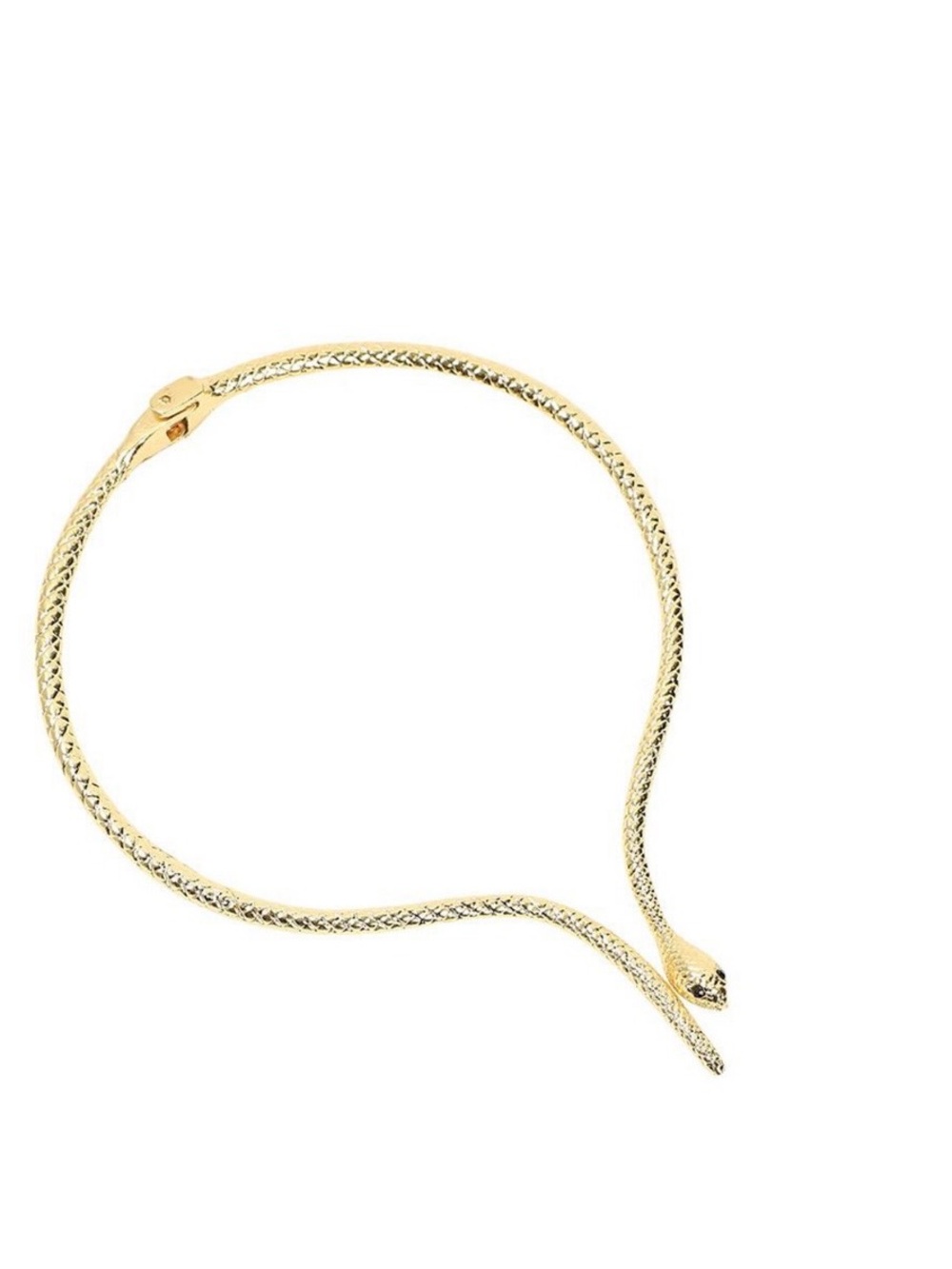 Gold Snake Collar Necklace
